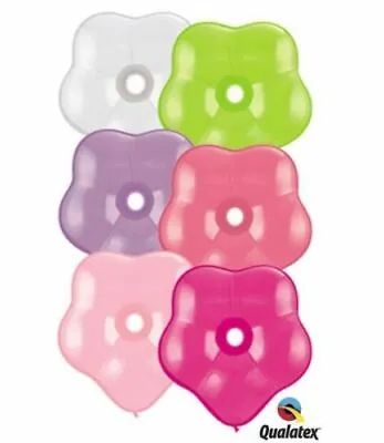 DISCONTINUED Qualatex 16  Geo Blossom Balloons - Flower Assortment - 10 Count • $21.99