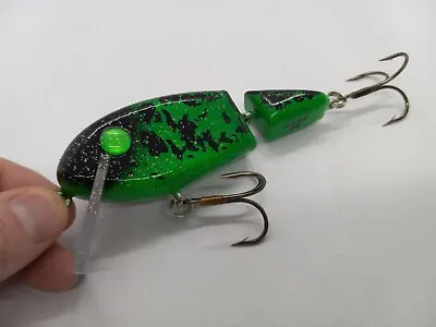 4.5  Smoker Tackle S.S. Shad Jointed Flowage Green Crankbait Jerkbait Musky Lure • $24.99