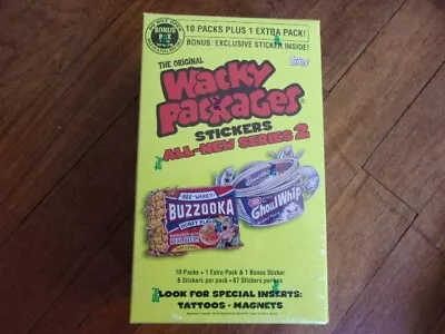 2005 Topps Wacky Packages ANS2 Sealed Walmart Bonus Box Brand New! • $20