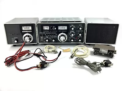 YAESU MUSEN Co. FT-101EE HF Transceiver W/ FV-101B VFO SP-101 & SWR-2 Powers On • $599.97