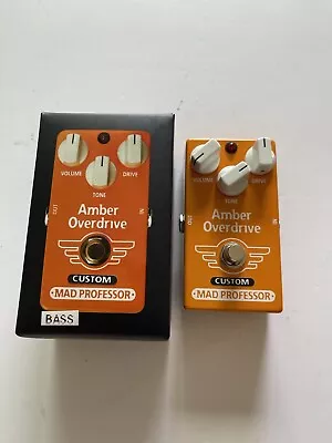 Mad Professor Amber Custom Overdrive Distortion Guitar Effect Pedal +  Box • $159