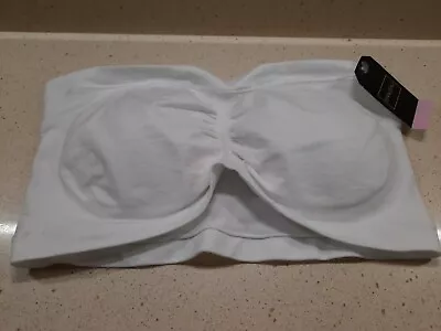 Ladies/Girls White Bandeau/Strapless Bra Size Medium New • £2.99