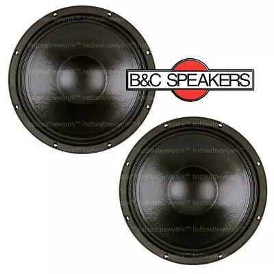 B&C 12MH32 12-inch Speakers 400-Watt RMS Each 101 DB 8-ohm PAIR 2-pack • $480