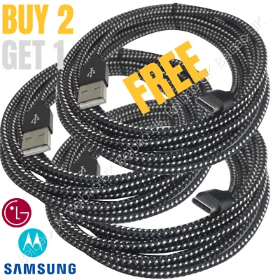 3M Type C Cable USB C Fast Charge Heavy Duty For Android Samsung Galaxy LG Stylo • $12.99