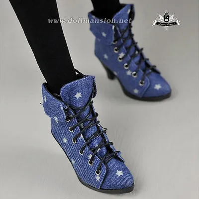 1/4 BJD Shoes MSD Dollfie DREAM Star Jean High Heels Boots MID Luts AOD DOD SOOM • $14.39