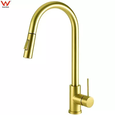2 Mode Pull Out Spout Kitchen Mixer Laundry Sink Tap Black/Chrome/Gold/Brushed • $113