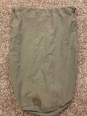 Vintage U.S. Army Issued Duffle/Clothing Laundry Bag W/ Pull Strings - Military • $10.75