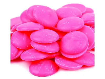 2 Pounds Merckens Pink Melting Chocolate Coating Wafer Candy Free Shipping • $20.75