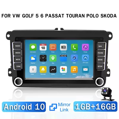 7  Android 10 Head Unit Car Stereo Radio For VW GOLF 56 Passat Touran Tiguan Cam • $137.99