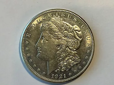 * 1921 S * SOLID AU BU MS MORGAN SILVER DOLLAR * From COLLECTION Set • $20