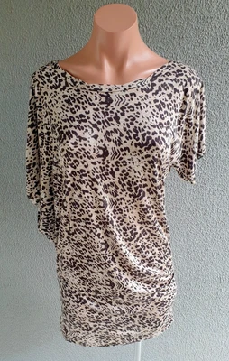 $19 • Buy ❤️ BERSHKA Dolman Sleeve Mini Dress Animal Print Size M Buy7=FreePost L998