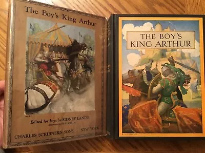 VG 1928 Hardcover RARE DJ Boys King Arthur S Lanier NC Wyeth Scribners Classic • $99.95