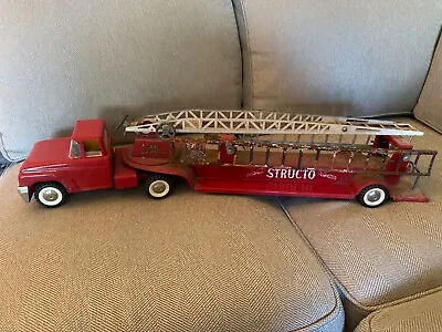 Vintage Structo Fire Ladder Truck 1950s-60s  with Mechanical Ladders • $79.99