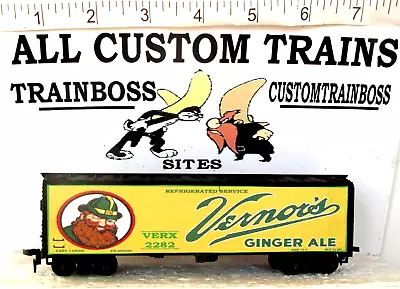 Ho Scale Custom Lettered  Vernors Collectible Reefer Lot Also Avail In O Scale • $33.99