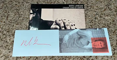 Mark Lanegan Straight Songs Of Sorrow CD Signed Bookmark • $112.50