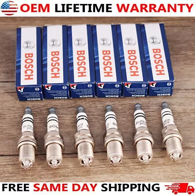 6pcs 0242236562 For BMW Spark Plugs Bosch Platinum+4 4417 E39 E46 E83 E36 E53 • $30.99