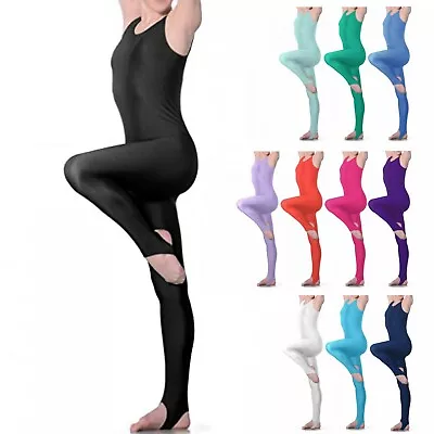 £16.25 • Buy Roch Valley Nylon Lycra Sleeveless Catsuit Age 2 - Size 14 Dance Fancydress L108