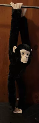 Wild Republic Monkey 17” Plush Hugging Chimp Hanging Arms Feet Plush Chimpanzee  • $7.99