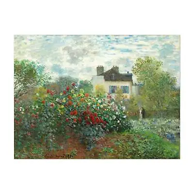 CLAUDE MONET - The Artist's Garden In Argenteuil (Giclée Art Print) • $7.57