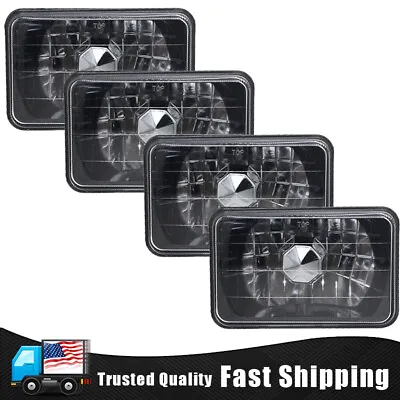 4PCS 4x6  Inch Headlights Headlamps Rectangle DRL For Chevrolet Monte Carlo • $49.89