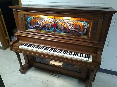 AMAZING Ragtimewest Player Piano W/ Extra Instruments Nickelodeon -FREE SHIPPING • $16995