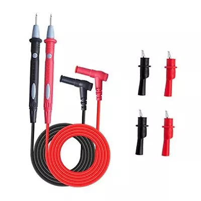 Multimeter Test Leads Kit，2PCS Test Probes 1000V 20A 4PCS Silicone 6 PCS • $11.37