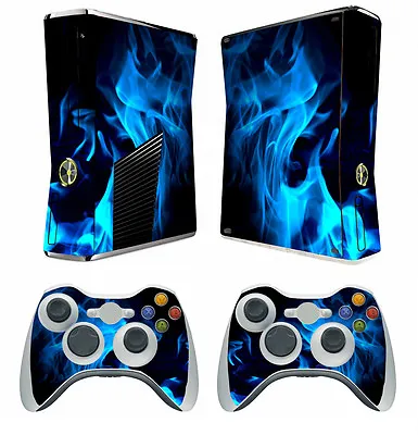 $9.99 • Buy Fire 261 Vinyl Decal Cover Skin Sticker For Xbox360 Slim And 2 Controller Skins