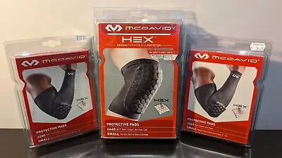 Mcdavid Hex Protective Pads Combo Packs! 2 Knee Sleeves+ 2 Shooter Arm Sleeves • $33.99