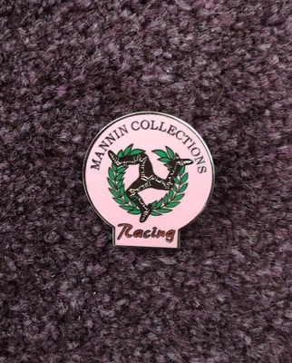 £4.99 • Buy Motor Cycle Road Racing Badge Isle Of Man T.T. Mannin Collections Racing