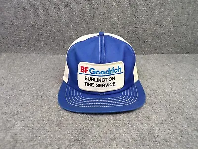 Vintage BF Goodrich Hat Mens Snapback Blue Trucker Burlington Tire Swingster • $29.99