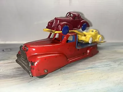 Beautiful Marx Wyandotte Vintage Toy Wind Up Car Hauler Truck 1930’s 10” • $56