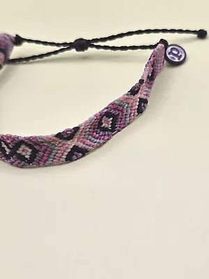 Pura Vida Bracelet - Flat Heavy Braided Multi Color Wrap Charm  String Surf ✨️ • $2.99