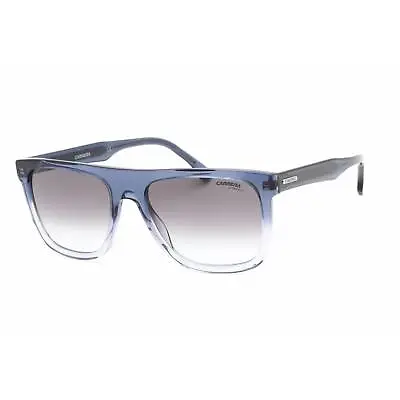 Carrera Men's Sunglasses Full Rim Blue Shaded Plastic Rectangular 267/S 0WTA GB • $43.19