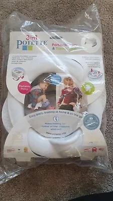 £19.99 • Buy Potette Max 3-in-1 Travel Potty | Award-Winning Compact, Foldable Potty And Toil