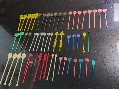 Vintage Swizzle Sticks And Skewers Lot Of 57 Sahara Fremont Las Vegas Hawaii • $19.99