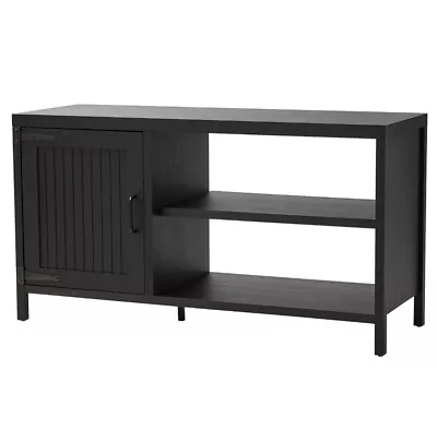 Mainstays Farmhouse TV Stand For TVs Up To 50  Black/Rustic Gray • $129.99