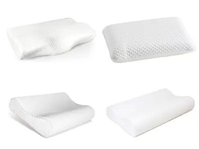 Memory Foam Cooling Pillow Heat And Moisture Reducing Ice Silk Infused 1 Piece • $33.74