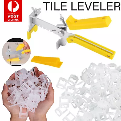 1000-4000x Tile Leveling System Clips Levelling Spacer Tiling Tool Floor Wall   • $12.73