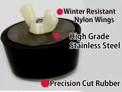 #13 Winter Rubber Expansion Plug Pools & Spas 2 1/2'' Pipe - Choose Quantity  • $18.95