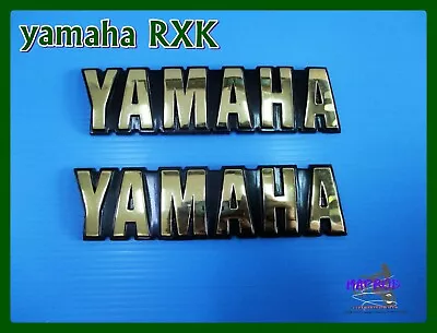 Yamaha RXS LS100 RX115 1983-1988 Fuel Gas Tank Emblem Badge 2Pcs.  (ma1780) • £20.40