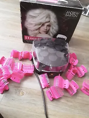 £25 • Buy Andrew Barton Professional Heated Rollers I Love Volume Cat No -1586