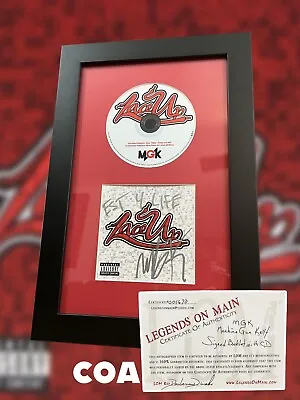 Machine Gun Kelly MGK Signed Autographed Lace Up Cd Framed COA Certificate Kells • $399.99