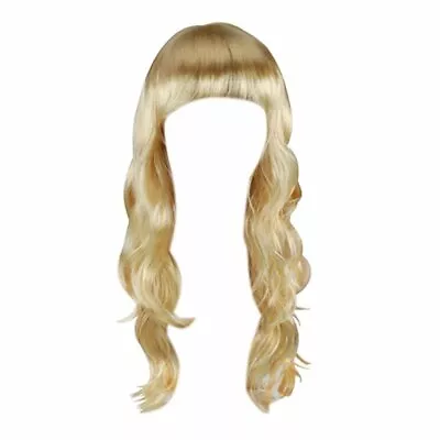 £5.99 • Buy TRIXES Blonde Wig Long Wavy Hair 20” NEW Costume Party Cosplay Fancy Dress Wig