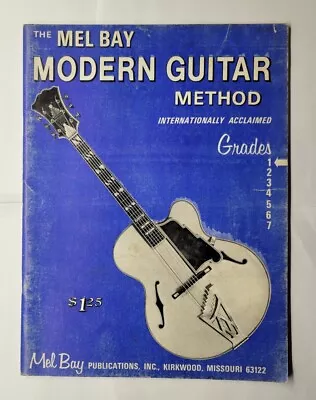 Vintage Mel Bay Modern Guitar Method Grade 1 1960 Tuning Scales Duets Etudes • $9.99