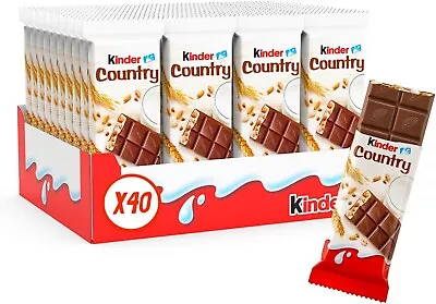 Kinder Country Chocolate Cereal Bar - 23.5 G X 40 Pack • £20.67