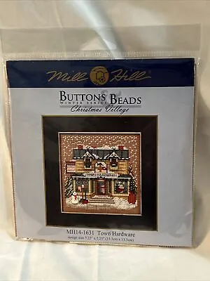 Mill Hill Buttons & Beads Winter Series Christmas Cross Stitch Kit Town Hardware • $19.99