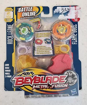 Hasbro Beyblade Metal Fusion BB-30A Roch Leone B-101 & Flame Bull - UNOPENED • £24.99