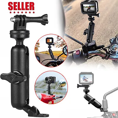 Motorcycle Action Camera Holder Handlebar Camera Mount GoPro Camera Fixed Holder • £11.99