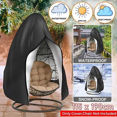 £12.99 • Buy Waterproof Egg Chair Cover Hanging Swing Seat Hammock Rattan Dust Outdoor Garden