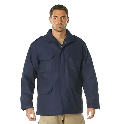 Navy Blue Military M-65 Field Coat Army M65 Jacket With Liner • $110.99